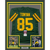 Framed Autographed/Signed Robert Tonyan 35x39 Green Bay Color Rush Green Football Jersey JSA COA