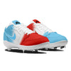 "Rocket Pop" Jordan 1 Retro Cleats by Stadium Custom Kicks