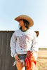 Star Spangled Boots Graphic Sweatshirt by Wild Junkie