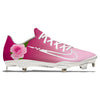 "Rose Quartz" Nike React Vapor Ultrafly Elite 4 Cleats by Stadium Custom Kicks