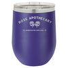Rose Apothecary 12 oz Polar Camel Wine Tumbler by Anchored Grace Boutique