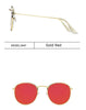 Round Style New Oval And Retro Shape Sunglasses For Women New Elegant Design Eyewear For Women Men Small & New Round Glasses For Men & Women by Stevvex