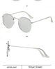 Round Style New Oval And Retro Shape Sunglasses For Women New Elegant Design Eyewear For Women Men Small & New Round Glasses For Men & Women by Stevvex