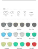 Round Style New Oval And Retro Shape Sunglasses For Women New Elegant Design Eyewear For Women Men Small & New Round Glasses For Men & Women by Stevvex