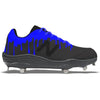 "Royal Blue Drip" New Balance 3000v5 Cleats by Stadium Custom Kicks
