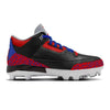 "Royal Cement" Jordan 3 Retro MCS Cleats by Stadium Custom Kicks