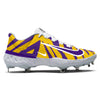 "Royal Rampage" Nike Alpha Huarache Elite 4 Low Cleats by Stadium Custom Kicks