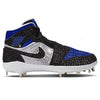 "Royal Toe Crystals" Jordan 1 Retro Cleats by Stadium Custom Kicks