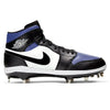 "Royal Toe" Jordan 1 Retro Cleats by Stadium Custom Kicks