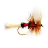 3 Pack Barbless Royal Wulff Classic Hair Wing Dry Fly - Hook Size 12
