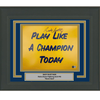 Framed Autographed/Signed Rudy Ruettiger Play Like A Champion Today Notre Dame Irish 11x14 College Football Photo Beckett BAS COA by Hall of Fame Sports Memorabilia