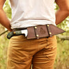 Green Micarta Handle Forged Machete – Full Tang Stainless Steel Outdoor Knife by JW SteelCrafts