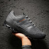 Running Mens Sport Elegant Sneakers Air Cushion Sneakers Lace Up Low Top Jogging Shoes Man Athletic Footwear Breathable Comfortable Athletic Running Sneakers by Stevvex
