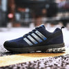 Running Mens Sport Elegant Sneakers Air Cushion Sneakers Lace Up Low Top Jogging Shoes Man Athletic Footwear Breathable Comfortable Athletic Running Sneakers by Stevvex
