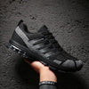 Running Mens Sport Elegant Sneakers Air Cushion Sneakers Lace Up Low Top Jogging Shoes Man Athletic Footwear Breathable Comfortable Athletic Running Sneakers by Stevvex