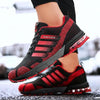 Running Mens Sport Elegant Sneakers Air Cushion Sneakers Lace Up Low Top Jogging Shoes Man Athletic Footwear Breathable Comfortable Athletic Running Sneakers by Stevvex