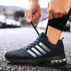 Running Mens Sport Elegant Sneakers Air Cushion Sneakers Lace Up Low Top Jogging Shoes Man Athletic Footwear Breathable Comfortable Athletic Running Sneakers by Stevvex
