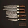 Custom Handmade Chef Knives Damascus Steel blades By JW SteelCrafts by JW SteelCrafts