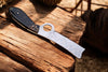 Custom Handmade Bull Cutter Knife – Exotic Wood Handle