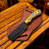 Custom Handmade Bull Cutter Knife – 8" High Carbon Steel