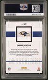 Graded 2018 Panini Lamar Jackson #309 Canvas Rookie RC Football Card PSA 9 Mint
