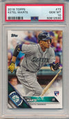 Graded 2016 Topps Ketel Marte #73 Rookie RC Baseball Card PSA 10 Gem Mint