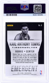 Graded 2015-16 Panini Prizm Karl-Anthony Towns #8 Emergent Rookie RC Basketball Card PSA 10 Gem Mint
