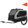 Dog Bike Trailer for Small & Medium Dogs, Universal Bicycle Coupler, Flip-Down Ramp Tailgate by Furr Baby Gifts