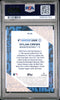 Graded 2025 Topps Dylan Crews #TG20 Training Grounds Rookie RC Baseball Card PSA 10 Gem Mint