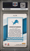 Graded 2022 Panini Donruss Elite Aidan Hutchinson #136 Aspirations Stars Rookie RC Football Card PSA 10