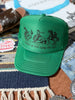 Saddle Up And Enjoy The Ride Trucker Hat by Wild Junkie