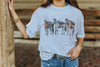 Saddled Horses Graphic Tee by Wild Junkie