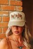 Saddled Horses Trucker Hat by Wild Junkie