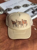 Saddled Horses Trucker Hat by Wild Junkie