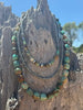 Sage Canyon Stone Beaded Chain Necklace by Wild Junkie