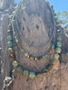 Sage Canyon Stone Beaded Chain Necklace by Wild Junkie