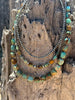Sage Canyon Stone Beaded Chain Necklace by Wild Junkie