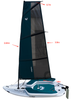 Nautiqua | STARSAIL | Inflatable 3 Chamber Sailing dinghy