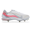 "Salmon Stripes" Nike Force Zoom Trout 7 Pro Cleats by Stadium Custom Kicks