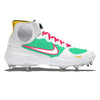 "San Diego Alternate" Nike Alpha Huarache Elite 3 Mid Cleats by Stadium Custom Kicks