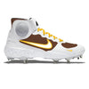 "San Diego" Nike Alpha Huarache Elite 3 Mid Cleats by Stadium Custom Kicks