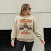 Chicago Football Teddy Bear Crewneck Sweatshirt by Hey Jude Graphic Tees