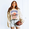 Chicago Football Crewneck Sweatshirt by Hey Jude Graphic Tees