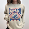 Chicago Baseball Sweatshirt | Vintage Distressed Sports Crewneck by Hey Jude Graphic Tees