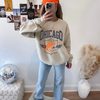 Chicago Football Crewneck Sweatshirt | 1920 Helmet Graphic by Hey Jude Graphic Tees