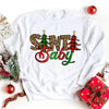 Santa Baby R/G Sweatshirt by Adorb Custom Tees