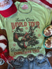 Santa Claus World Tour Graphic Tee by Wild Junkie