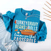 Turkey Gravy Beans & Rolls Sweatshirt – Funny Thanksgiving Casserole Crewneck by Adorb Custom Tees