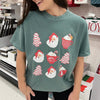 Christmas Tree Cake Santa