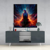 Phoenix Glass Wall Art || Designers Collection by Insigneart USA